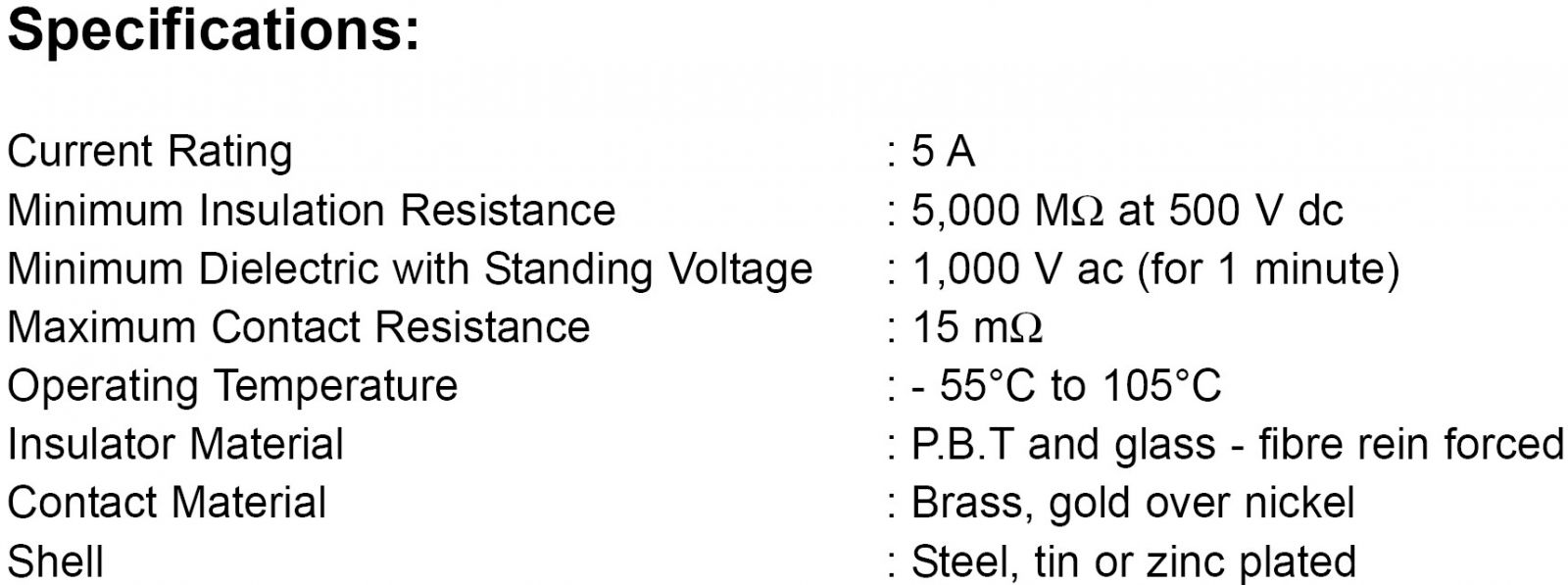 מחברים קונקטורים D TYPE